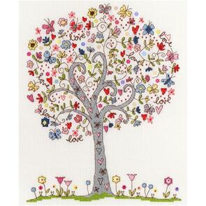 Bothy Threads Kim Anderson - Love Tree - Cross Stitch Kits