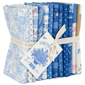 Tilda Something Blue ||  FQ Blenders, Borders, Labels (12pcs)
