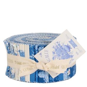 Tilda Something Blue ||  Fabric Roll 2.5" Strips (40pcs)