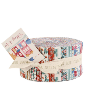 Tilda Village life || Fabric Roll 2.5" Strips ( 40 pcs)