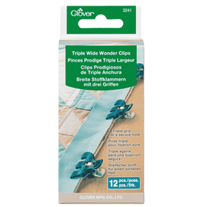 Clover Triple Wide Wonder Clips (12 pcs.)
