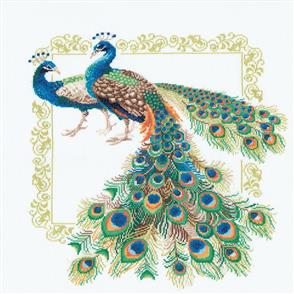 Riolis Peacocks - Cross Stitch Kit