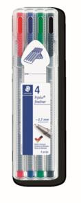 Staedtler Triplus® Fineliner - Wallet Of 4 Assorted Colours