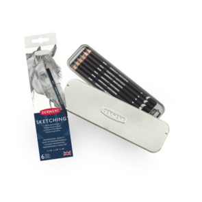 Derwent Sketching Pencil Tin 6