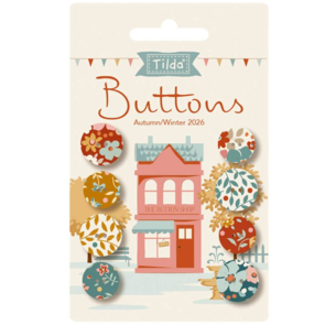 Tilda Village life || Buttons Autumn ( 8 pcs)