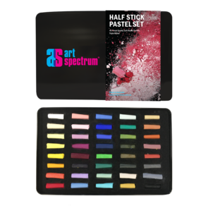 Art Spectrum Soft Round Half Stick Pastel Set of 40