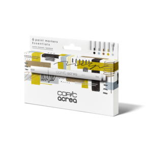 Copic Acrea Paint Markers - Six Set Essentials Colours