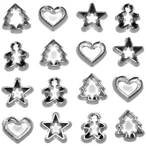 Dress It Up Holiday Embellishments - Mini Cookie Cutters