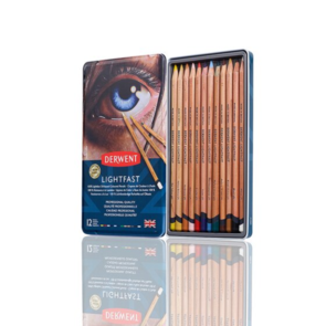 Derwent Lightfast Pencil Tin 12