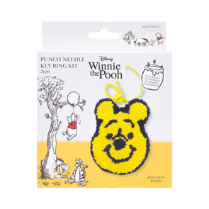 Disney Punch Needle Key Ring 7cm - Pooh