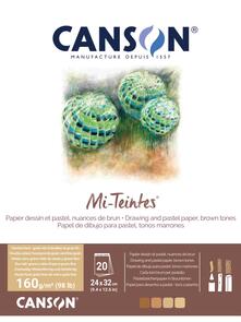 Canson Mi-Teintes Pad 24x32cm, 20sheets