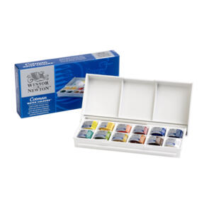 Winsor & Newton Cotman Watercolour Sketchers Pocket Set 12 x Half Pans