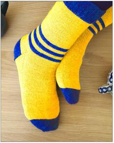 Alpaca Yarns Triple Stripe Sock - Knitting Pattern / Kit