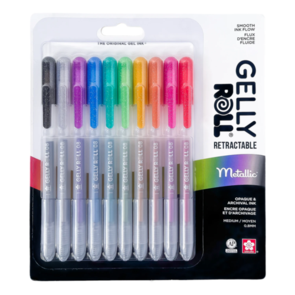 SAKURA Gelly Roll Retractable Metallic set - 10 pcs