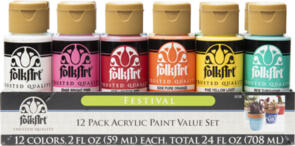 FolkArt Acrylic 59Ml Festival Set 12