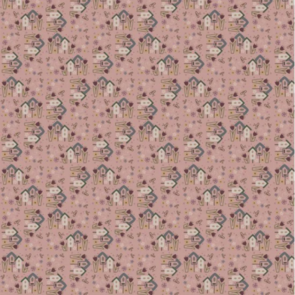 Nutex Lynette Anderson - Garden of Flowers - Birdhouse Dusky Pink
