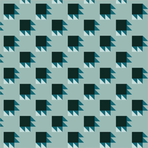 Windham Fabric Annabel's Blenders || Bear Claw - Mint Ash