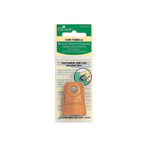 Clover Leather Coin Thimble