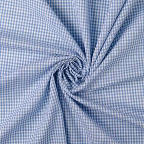 Nooteboom Cotton Poplin Fabric Embroidered Check - 160gsm