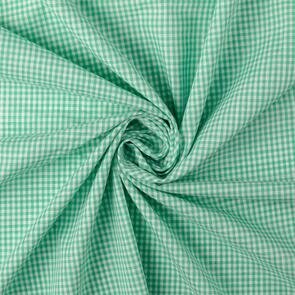 Nooteboom Cotton Poplin Fabric Embroidered Check - 160gsm