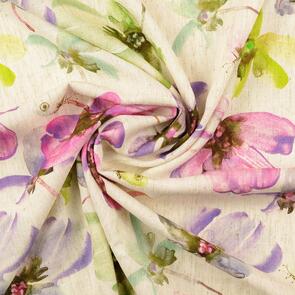 Nooteboom Fabric Digital Printed Flowers Multicolor - 185gsm