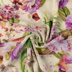 Nooteboom Viscose Poplin Fabric Digital Flowers - 105gsm