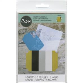 Sizzix Inksheets Transfer Film Sheets 4"X6" 5/Pkg - Assorted