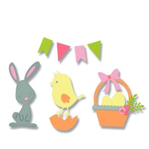 Sizzix Thinlits Die Set 17PK - Easter