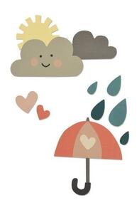 Sizzix Thinlits Die Set 13pk - Rainy Days & Sunshine