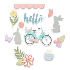 Sizzix Thinlits Die Set 18PK - Spring Time