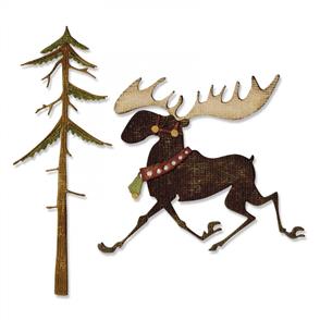 Sizzix Tim Holtz Dies - Merry Moose