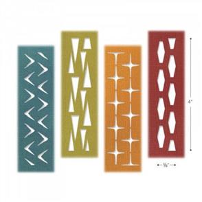 Sizzix Tim Holtz Thinlits Dies By  - Retro Repeat