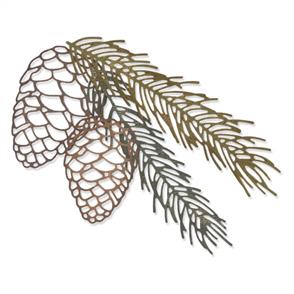 Sizzix Thinlits Die Set 4PK - Pine Branch