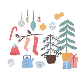 Sizzix Thinlits Die Set 22PK - Christmas Cheer