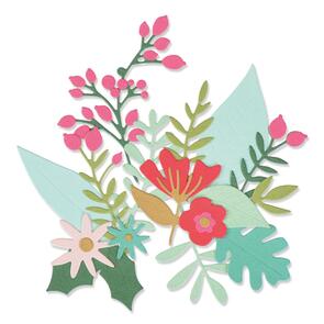 Sizzix Floral Abundance - Thinlits Die. 24 Pack - 664707