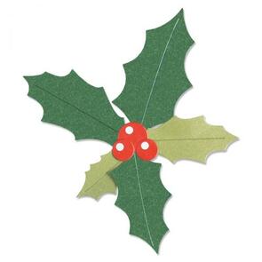 Sizzix Thinlits Die Set 6PK - Holly Leaves