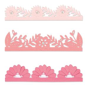 Sizzix Die Set 3PK - Bold Floral Edges