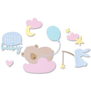 Sizzix Thinlits Die Set 12PK Hello Baby by Olivia Rose