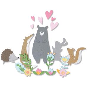 Sizzix Thinlits Die Set 11PK Quirky Animals by Olivia Rose