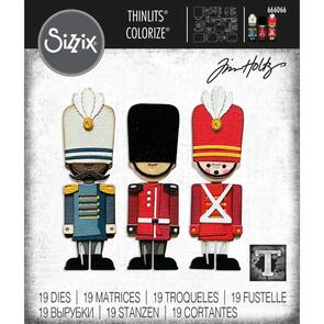 Sizzix Thinlits Dies Set 19PK - Harvey, Colorize