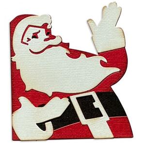 Sizzix Tim Holtz Thinlits Die Set 6PK - Retro Santa