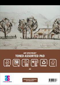 Art Spectrum Toned Pad - 250gsm - Assorted - 40 Sheets