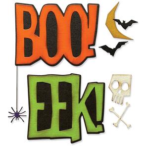 Sizzix Thinlits Die Set 12PK Big Frights by Tim Holtz