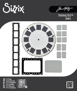 Sizzix Thinlits Die Set 15PK - Vault Picture Show by Tim Holtz