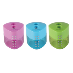 Faber-Castell Pencil Sharpener - GRIP 2 hole Triangular
