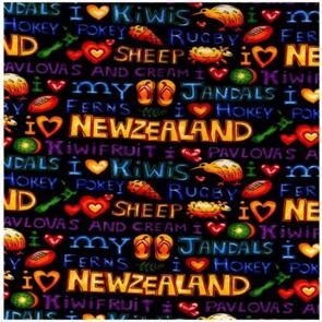 Nutex Kiwiana Fabric - Kiwi Kapers