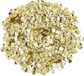 Cousin DIY Cupped Sequins - Gold, 5mm 800/Pkg