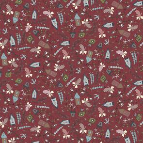 Nutex Lynette Anderson - Fairy Garden - Scenic Red