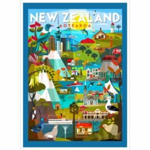 Nutex Kiwiana Take & Create Panel - Kiwi Tour