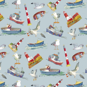Nutex Emma Ball - Coastal || Lighthouses - Blue